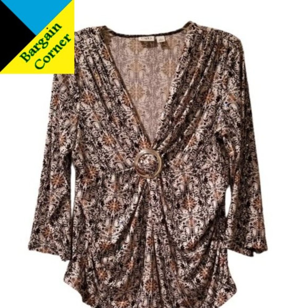 Reduced!  Cato Shimmery Top. XL
